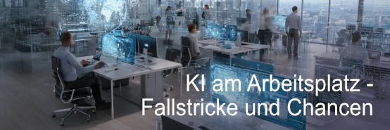 Banner KI am Arbeitsplatz