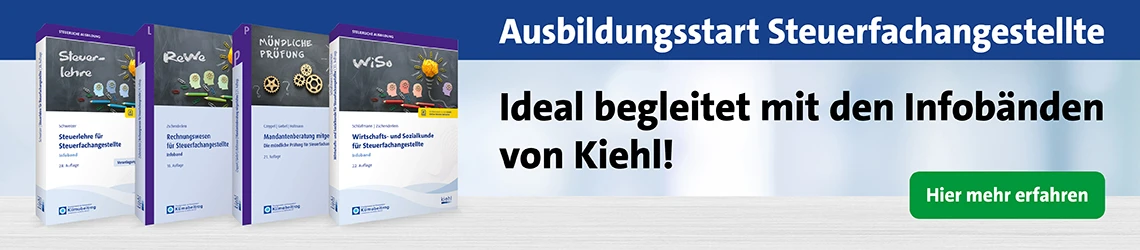 Banner Ausbildungsliteratur Kiehl Verlag