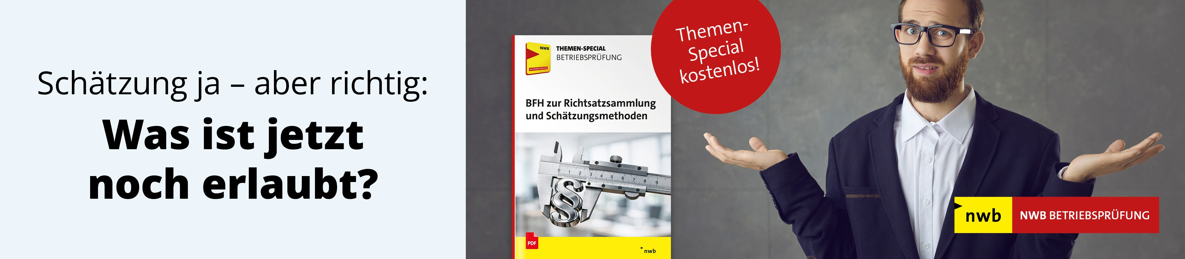 Banner nwb Betriebsprüfung