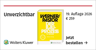 Banner Werner/Pastor Bauprozess