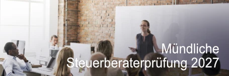Banner Mündliche Steuerberaterprüfung 2027