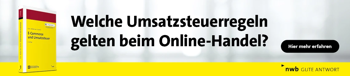 Banner Fuhr / Müller-Lee / Stumm E-Commerce und Umsatzsteuer