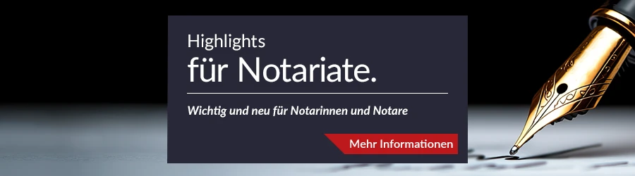 Banner Literatur Notarrecht C.H.BECK