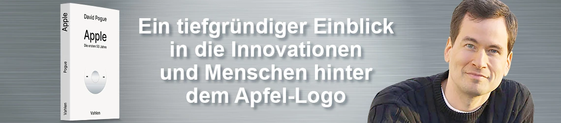 Banner Pogue Apple Die ersten 50 Jahre