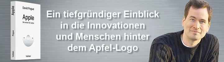 Banner Pogue Apple Die ersten 50 Jahre