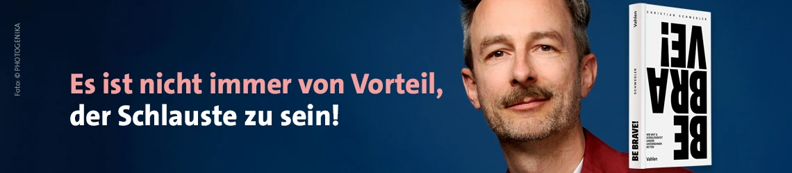 Banner Schwedler  BE BRAVE