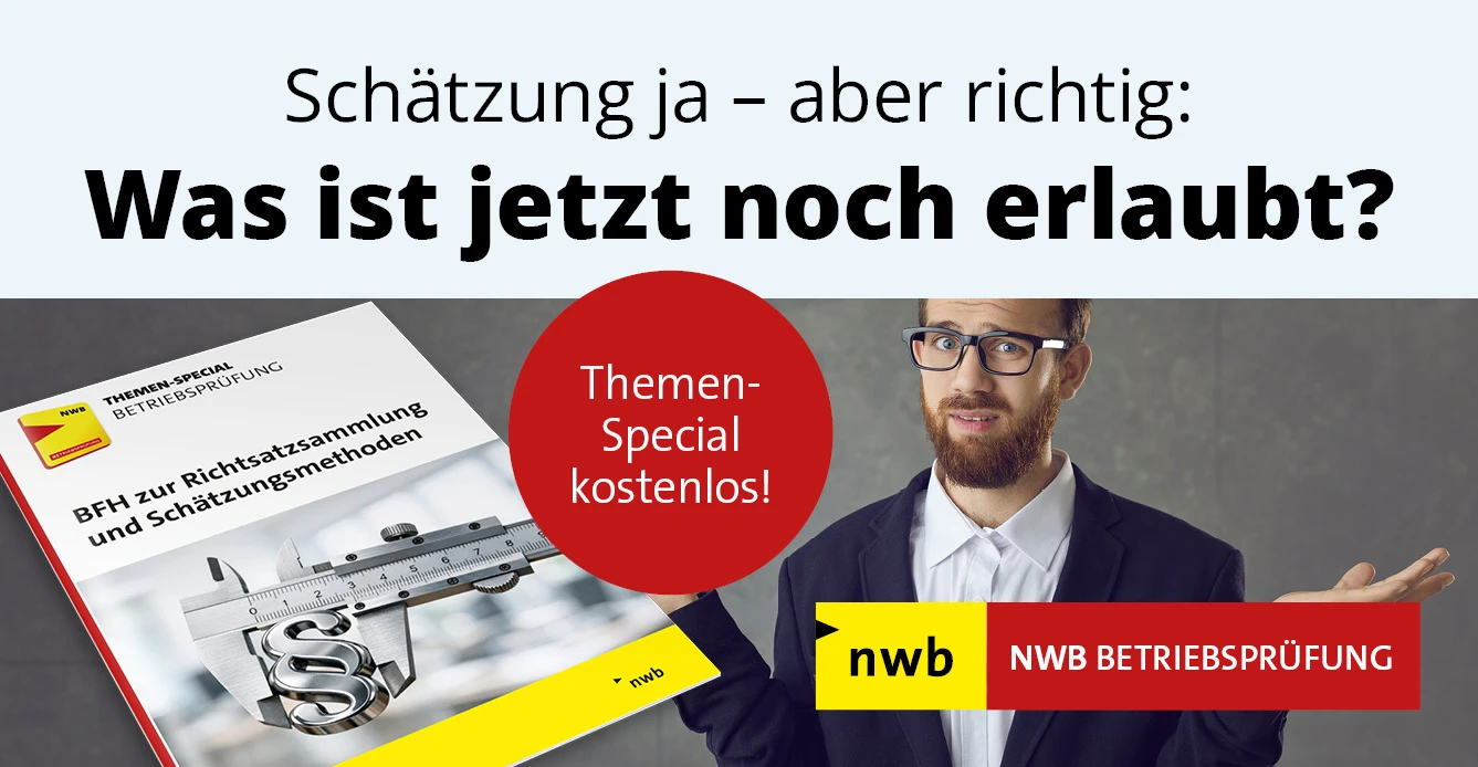 Banner nwb Betriebsprüfung