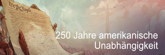 Banner Amerikanischer Unabhängigkeitstag USA